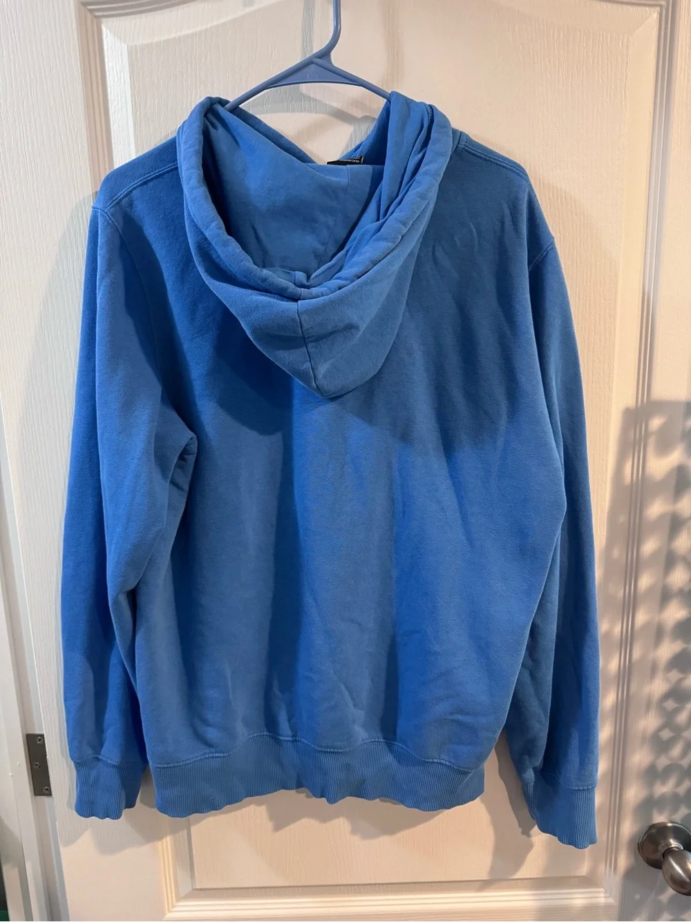 The North Face Royal Blue Pullover Hoodie with White Logo